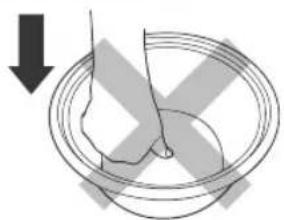PANASONIC SR-JN185 - Prévention des dommages pour le panier de cuisson. - 1