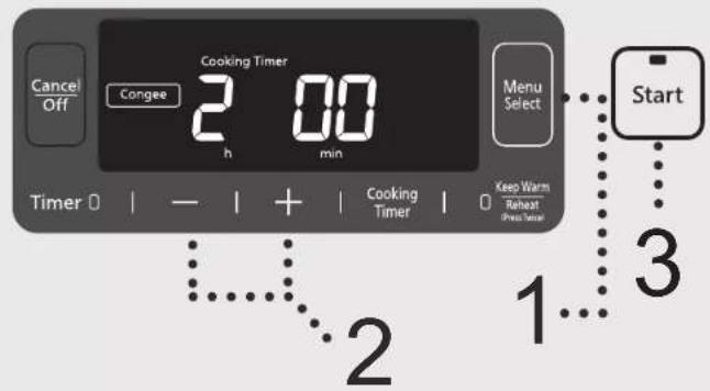 PANASONIC SR-AFM187 - Menu functions - 1