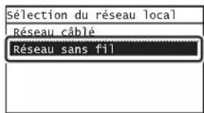 CANON imageRUNNER 2204N - Utilisation du réseau sans fil comme mode de connexion - 1