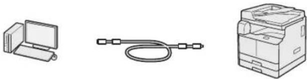 CANON imageRUNNER 2204N - Connessione tramite cavo USB - 1