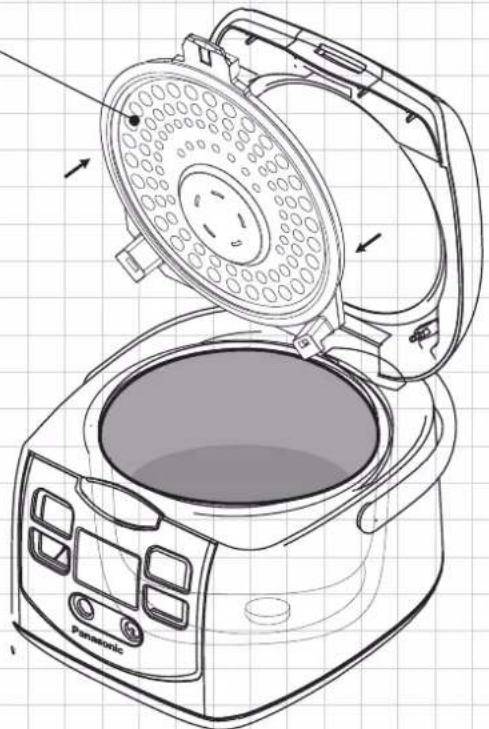 PANASONIC SR-ZC075 - Panier de cuisson - 1