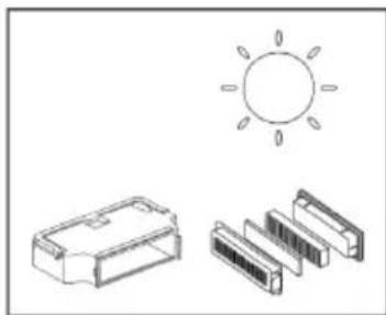 Prixton Siesta - Caja de polvo y material de filtro - 2