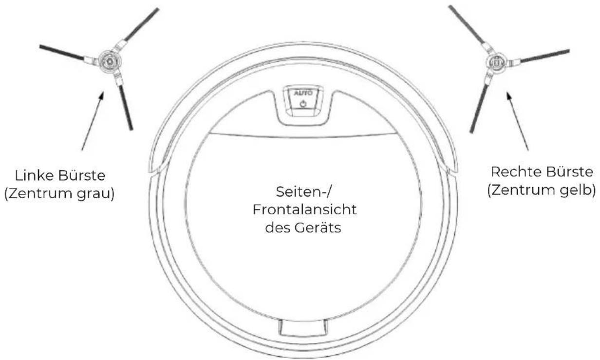 Prixton Siesta - Erläuternde Abbildung der Bürste - 1