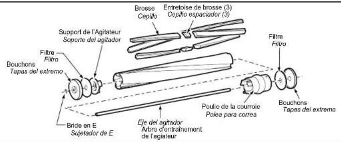 PANASONIC MC-UG583 - Assemblage de l'agitateur / Montaje de agitador - 1