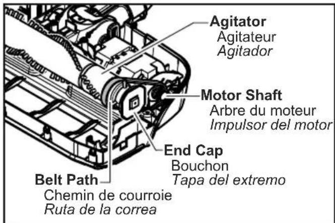 PANASONIC MC-CL945 - TO REMOVE BELT - 3