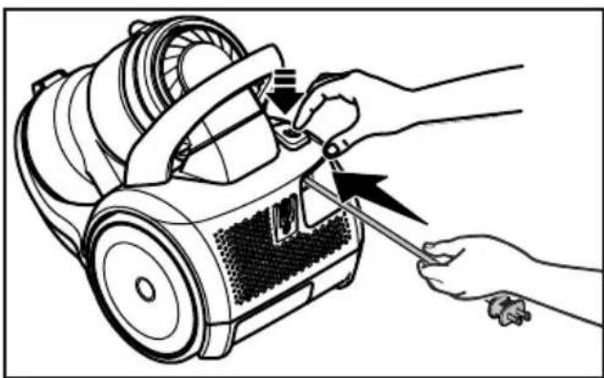 PANASONIC MC-CL945 - WARNING - 1
