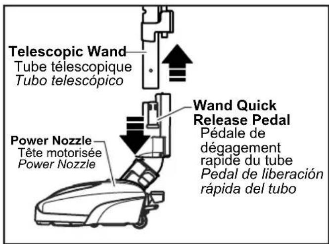 PANASONIC MC-CL945 - ATTACHMENTS ON WAND - 1