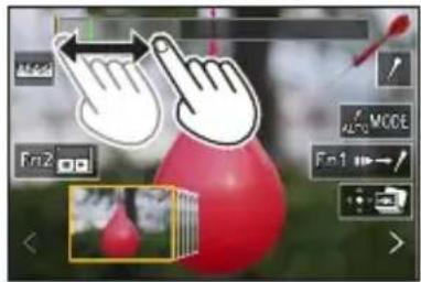 PANASONIC Lumix DC-ZS200D - Faites glisser pour sélectionner l'image que vous souhaitez sauvegarder comme photo. - 2