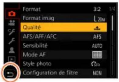 Format 3:2 1/4 Format imag L 20M Qualité AFS/AFF/AFC AFS Sensibilité AUTO Mode AF Style photo Std Configuration de filtre NON