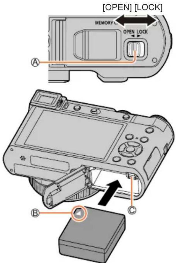 PANASONIC Lumix DC-ZS200D - Pour retirer la batterie - 1