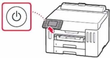 CANON MAXIFY GX5540 - Ligando a impressora - 2