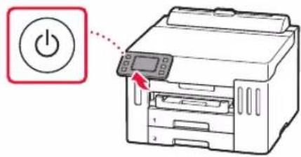 CANON MAXIFY GX5540 - 3.Encender la impresora - 2