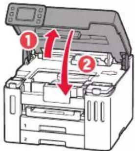 CANON MAXIFY GX5540 - Removendo a Fita Laranja - 2