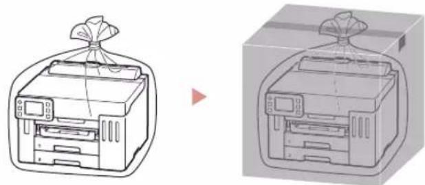 CANON MAXIFY GX5540 - Transportando a Impressora - 1