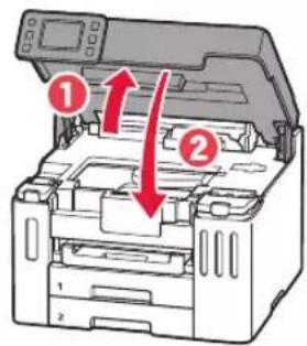 CANON MAXIFY GX5540 - Retirar la cinta naranja - 2