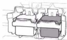 CANON PIXMA TS3452 - Repita los pasos del 2 al 5 e instale el cartucho FINE negro en el lado derecho. - 1