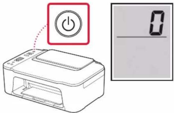 CANON PIXMA TS3452 - Slå på skrivaren - 3