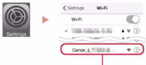 Settings Wi-Fi Wi-Fi Canon_ij