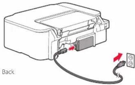 CANON PIXMA TS3452 - Turning on the Printer - 2