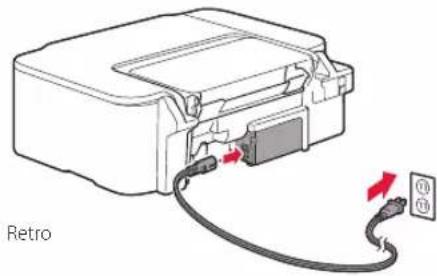 CANON PIXMA TS3452 - Accensione della stampante - 2