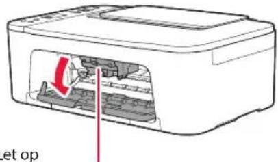 CANON PIXMA TS3452 - Open de klep. - 1