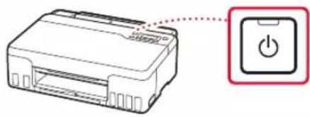 CANON PIXMA G540 - Mise sous tension de l'imprimante - 3