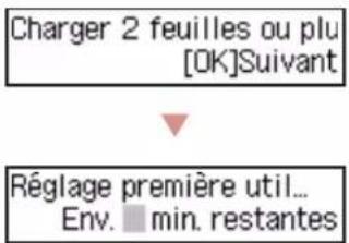 CANON PIXMA G540 - Suivez les instructions à l'écran, puis appuyez sur le bouton OK. - 1