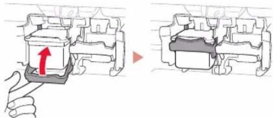 CANON PIXMA TS3440 - Relevez le levier de verrouillage de cartouche d'encre. - 1