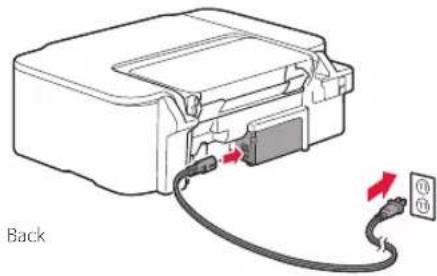 CANON PIXMA TS3440 - Turning on the Printer - 2