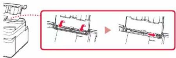 CANON PIXMA GM4040 - Chargement du papier dans le réceptacle arrière - 2