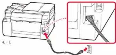CANON PIXMA GM4040 - Turning on the Printer - 2
