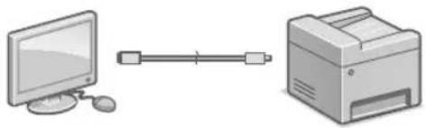 CANON i-SENSYS MF525x - Ansluta via USB - 1
