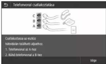 CANON i-SENSYS MF525x - A konfiguración megkezdéselottiteendok - 4