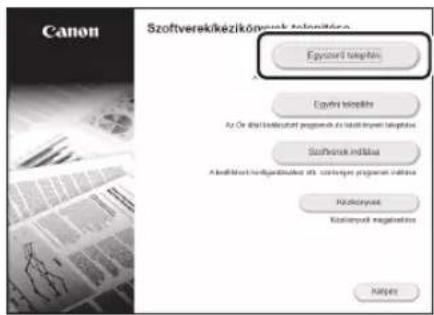 CANON i-SENSYS MF525x - Szoftver telepitése - 2