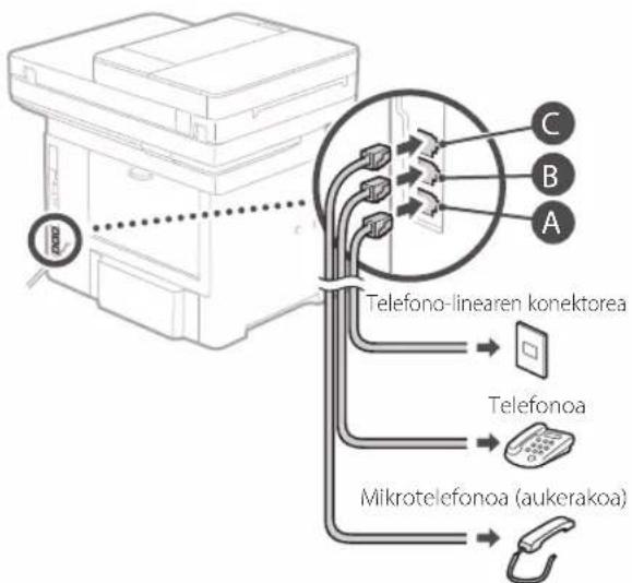 CANON i-SENSYS MF525x - Konfigurazioa hasi aurretik - 5