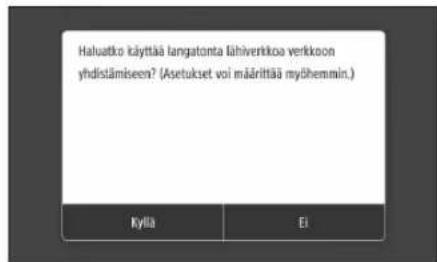 CANON i-SENSYS MF525x - Yhteysmenetelmän märittäminen - 1