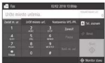 CANON i-SENSYS MF525x - Uzitočné funkcie faxu - 2