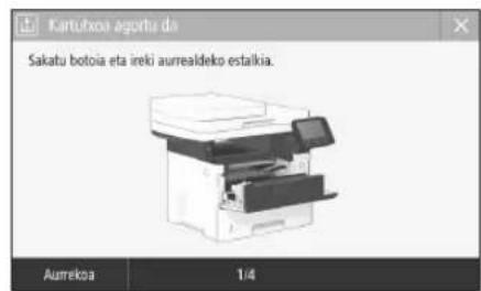 CANON i-SENSYS MF525x - Toner-kartutxoa aldatzea - 1