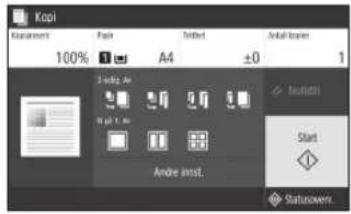 CANON i-SENSYS MF525x - Nyttige kopieringsinnstlinger - 2