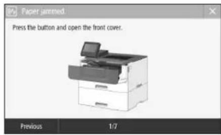 CANON i-SENSYS LBP212dw - Paper Jams Have Occurred - 1