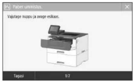 CANON i-SENSYS LBP212dw - Seade ei hakka tööle Esineb paberiummistus - 3