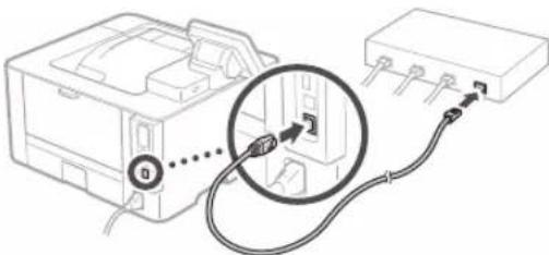 CANON i-SENSYS LBP212dw - Haridun LAN bidez konektatzeko - 2