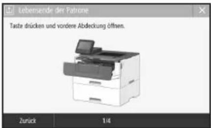 CANON i-SENSYS LBP212dw - Auswechseln der Tonerpatrone - 1