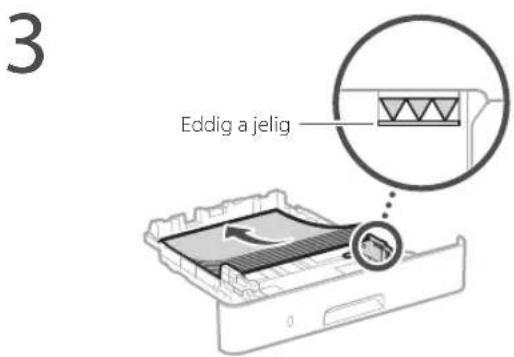 CANON i-SENSYS LBP212dw - Papír betöltése a papírfiókba - 2