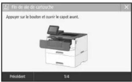 CANON i-SENSYS LBP212dw - Remplacement des cartouches de toner - 1