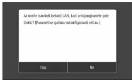 CANON i-SENSYS LBP212dw - Prisijungimo būdo nustatymas - 1