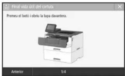CANON i-SENSYS LBP212dw - Canviar el cartutx de tòner - 1