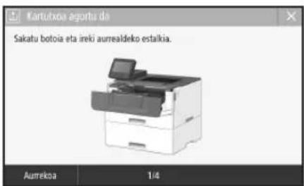 CANON i-SENSYS LBP212dw - Toner-kartutxoa aldatzea - 1