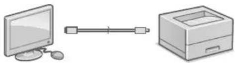 CANON i-SENSYS LBP212dw - Připojení přes rozhraní USB - 1