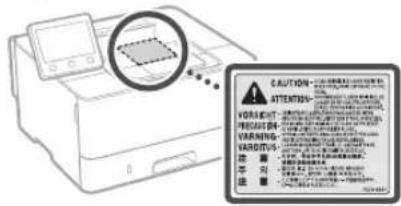 CANON i-SENSYS LBP212dw - Sécurité relative au laser - 1